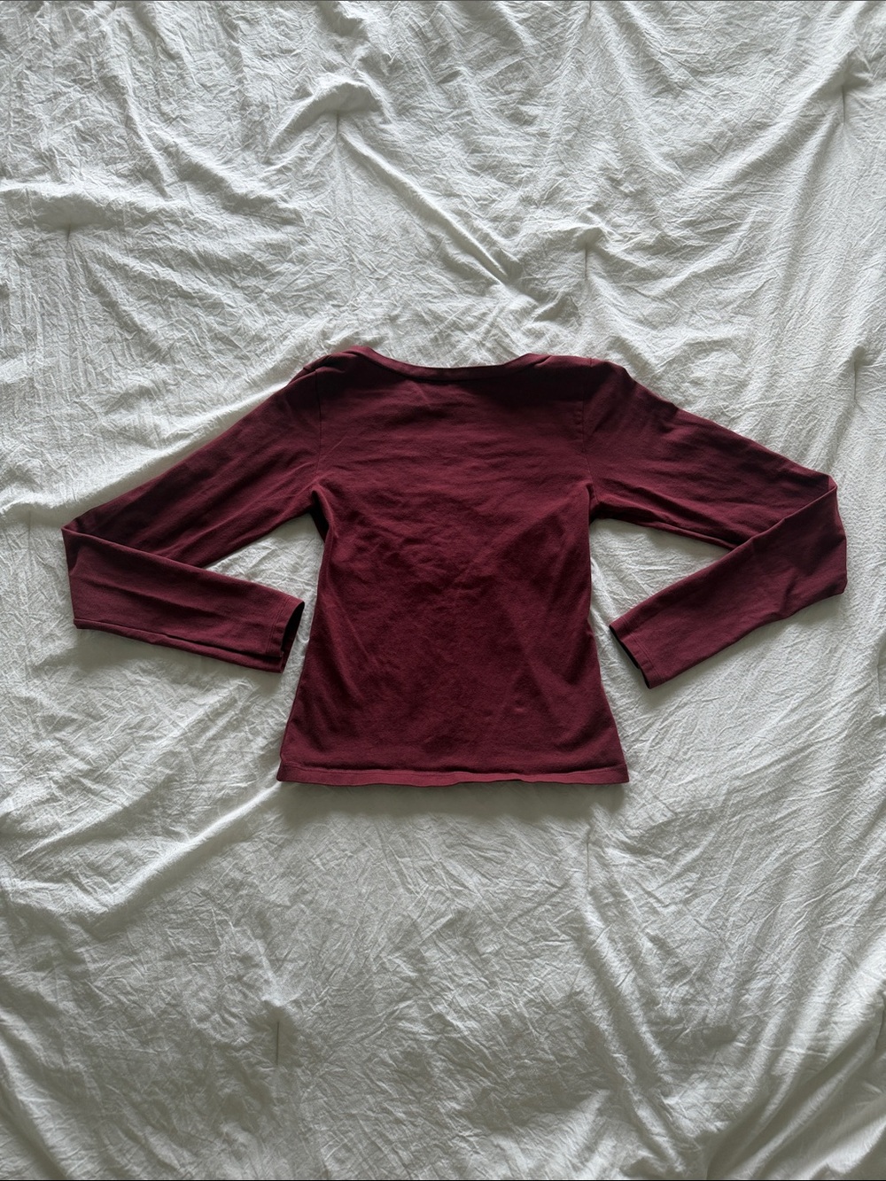Brandy Melville Amara Top - Burgundy - Picture 3 of 7